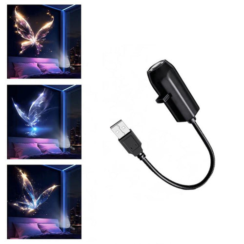 USB LED Projector Light Night Lamp With Replaceable Slides